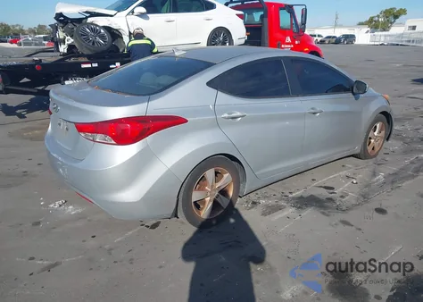 2013 Hyundai Elantra Gls/Limited from USA, damaged, VIN 5NPDH4AE2DH185141